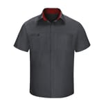 Charcoal/ Fireball Red