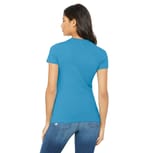 Bella + Canvas 6004 Aqua back