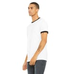 Bella + Canvas 3055C White Black right