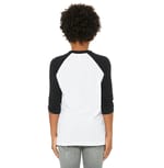 Bella + Canvas 3200Y White Black back