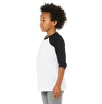 Bella + Canvas 3200Y White Black right
