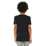 Bella + Canvas 3413Y Solid Blk Trblnd back