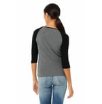 Bella + Canvas B2000 Dp Heather Blk back