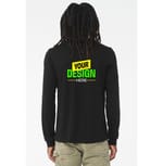 Bella + Canvas 3513 SOLID BLK TRBLND back