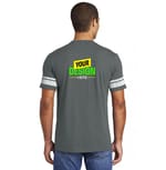 District DT376 Heathered Charcoal/ White back