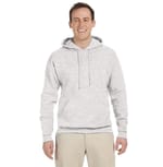 Jerzees Adult NuBlend Fleece Pullover Hoodie - 3XL White - View #4