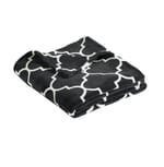 Graphite Grey Quatrefoil