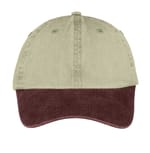 Khaki/ Maroon