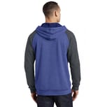 District DT196 Heathered Deep Royal/ Heathered Charcoal back