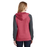 District DT296 Heathered Red/ Heathered Charcoal back