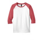 Heathered Red/ White