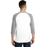 District DT6210 Light Heather Grey/ White back