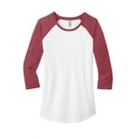 Heathered Red/ White