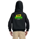 Gildan G185B Black back