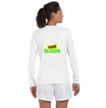 Gildan G424L White back