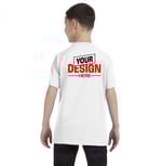 Gildan G500B White back