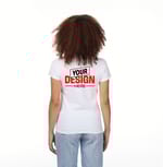 Gildan G500L White back