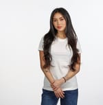 Gildan G640L White right