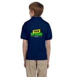 Gildan G880B Navy back