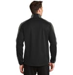 Port Authority J718 Deep Black/ Grey Steel back