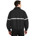 Port Authority J754R True Black/ True Black/ Reflective back