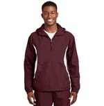Maroon/ White