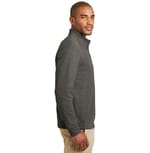 Port Authority K807 Charcoal Heather/ Medium Heather Grey right