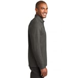 Port Authority K808 Charcoal Heather/ Medium Heather Grey right