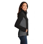 Port Authority L216 Black/ Battleship Grey right