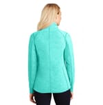 Port Authority L235 Aqua Green Heather back