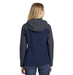 Port Authority L335 Dress Blue Navy/ Battleship Grey back