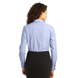Port Authority L640 Chambray Blue back