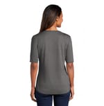 Port Authority LK583 Black/ Thunder Grey back