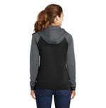Sport-Tek LST236 Black/ Dark Smoke Grey back