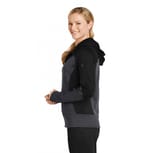 Sport-Tek LST245 Black/ Graphite Heather/ Black right