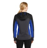 Sport-Tek LST245 Black/ Graphite Heather/ True Royal back
