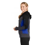 Sport-Tek LST245 Black/ Graphite Heather/ True Royal right