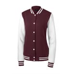 Maroon/ White