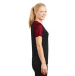 Sport-Tek LST371 Black/ Deep Red right