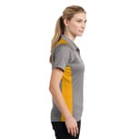 Sport-Tek LST665 Vintage Heather/ Gold right