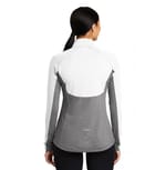 Sport-Tek LST854 White/ Charcoal Grey Heather back