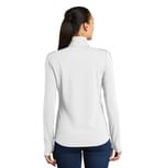 Sport-Tek LST861 White/ Iron Grey back