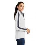 Sport-Tek LST861 White/ Iron Grey right