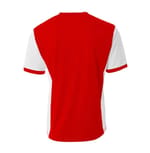 A4 Apparel N3017 SCARLET-WHITE back