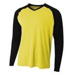 A4 Apparel N3374 GOLD/BLACK left