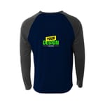 A4 Apparel N3374 NAVY/GRAPHITE back