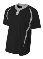 A4 Apparel NB4229 BLACK/SILVER left