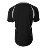 A4 Apparel NB4229 BLACK/SILVER back