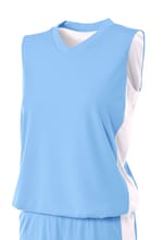 A4 Apparel NW2320 LT BLUE/WHITE left