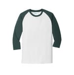 White/ Dark Green